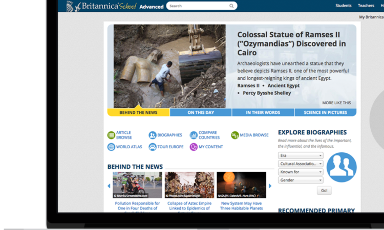 Britannica Schools Screenshot